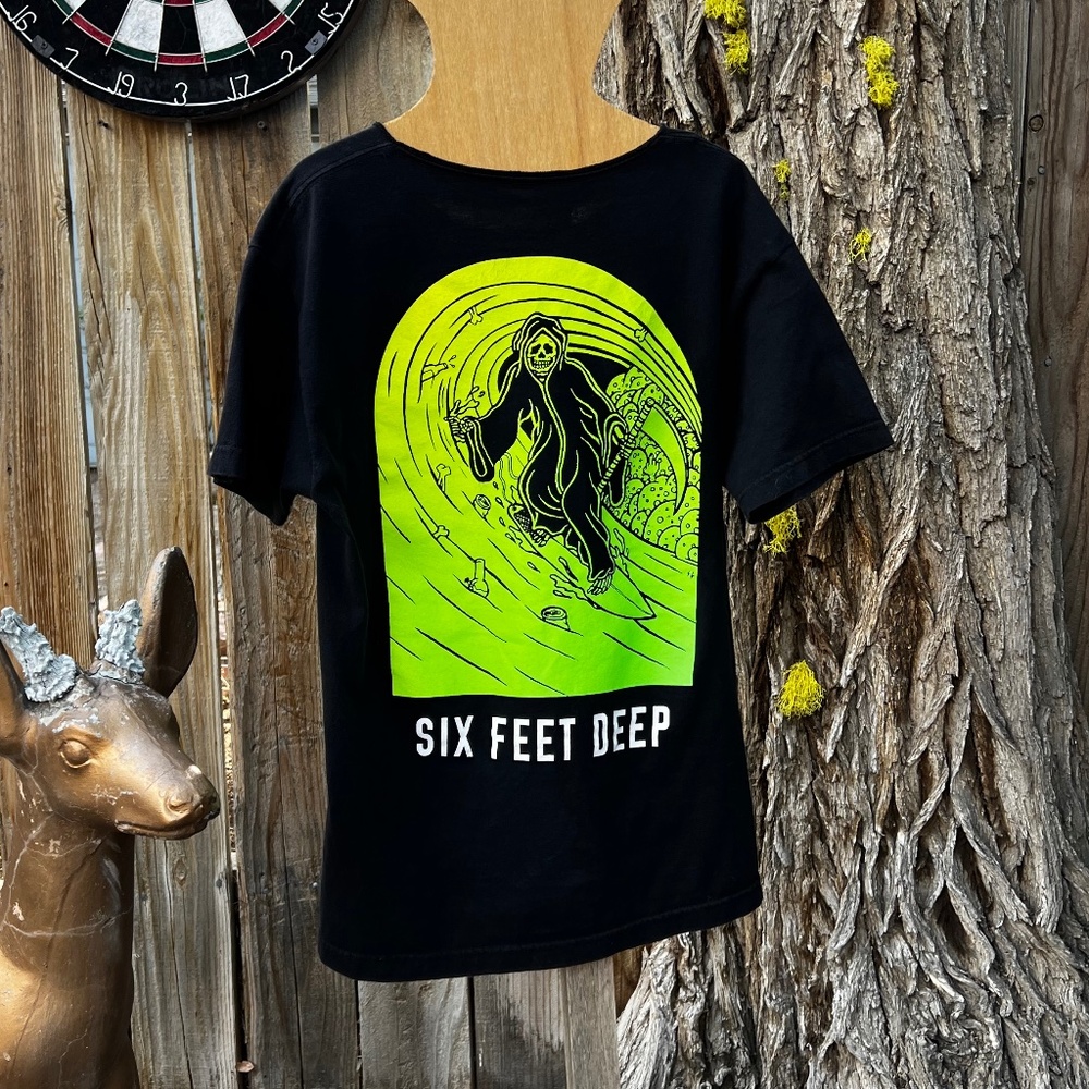 Sketchy Tank “Six Feet Deep” T-Shirt